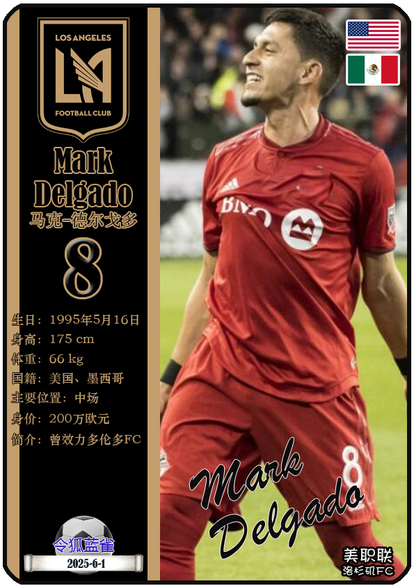 洛杉矶FC（美国）_美职联洛杉矶FC球队介绍_洛杉矶FC 2025世俱杯阵容