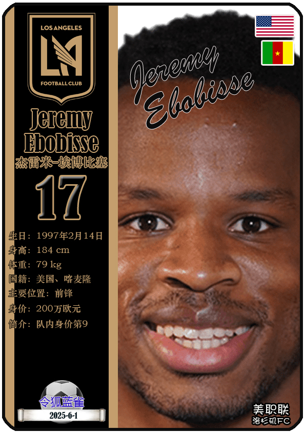 洛杉矶FC 2025世俱杯阵容_美职联洛杉矶FC球队介绍_洛杉矶FC（美国）